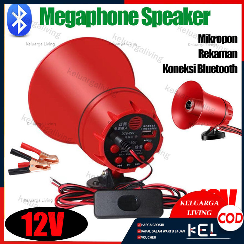 Toa Megaphone Megaphone Speaker Corong Sirine Bisa Rekam Suara Pengeras Suara Bisa Rekam Suara Merk 