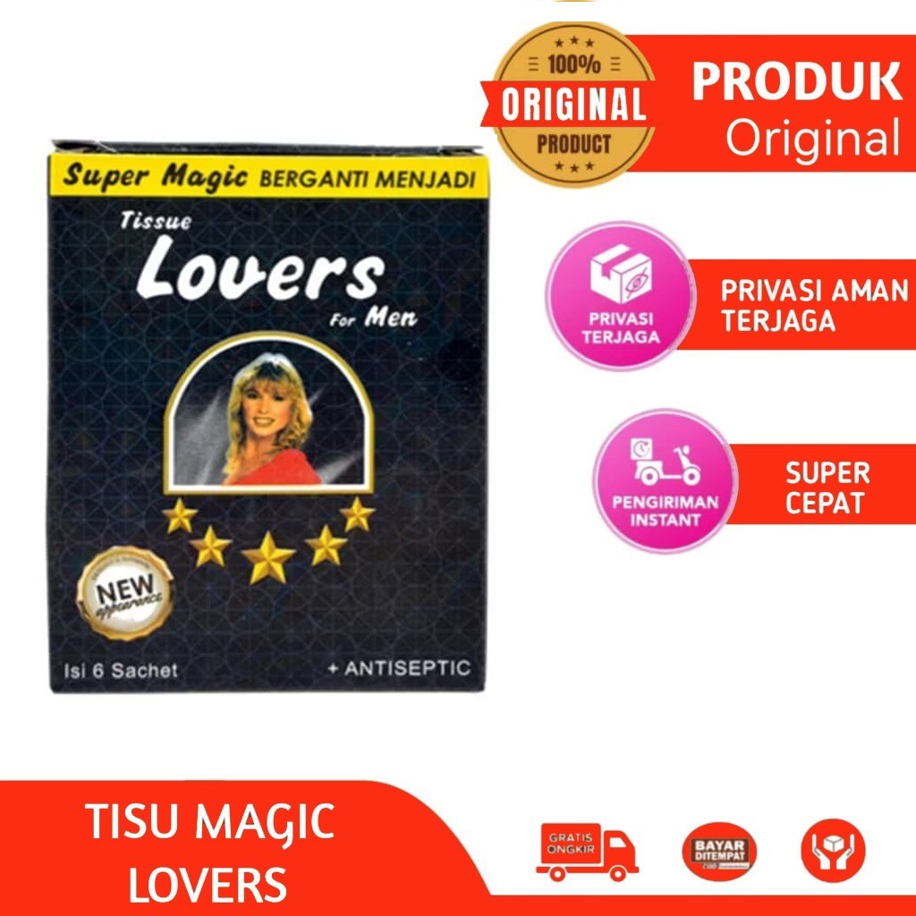 Tissue Lovers / Tisu Super Magic Power isi 1 sachet COD