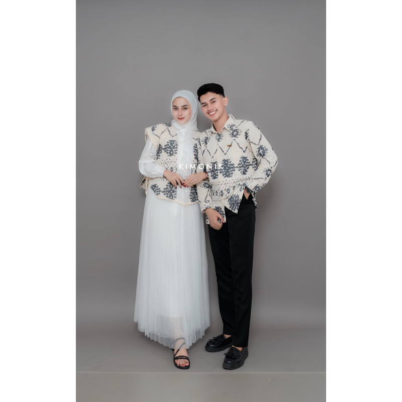 KIMONIK BAJU TENUN COUPLE (HAZEL DANDELION)