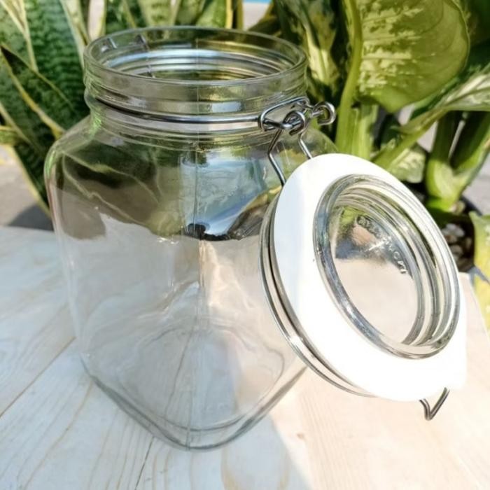 Toples Hermetico Jar 2 liter/ Toples kaca/Toples Makanan