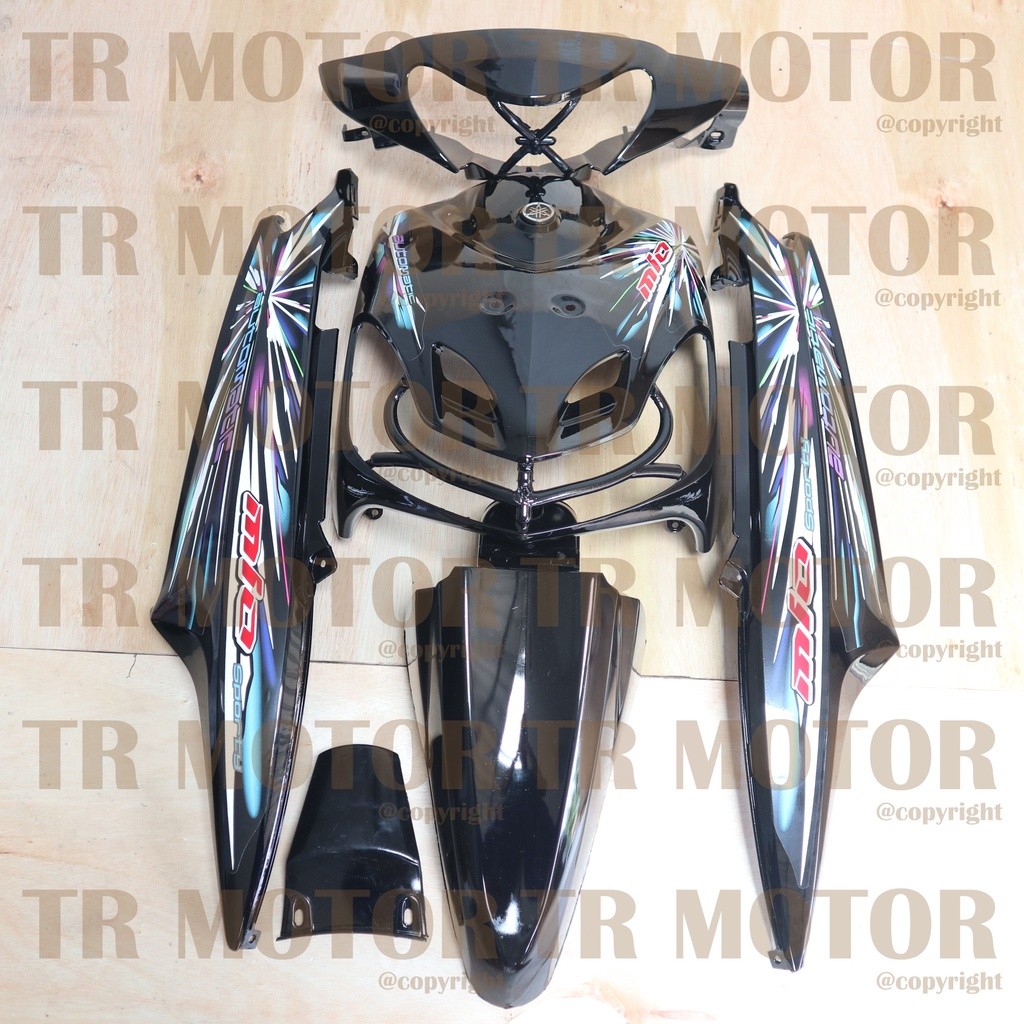Body Mio Sporty Full Set 2008 Hitam Body Halus Mio Sporty Mio New berkualitas