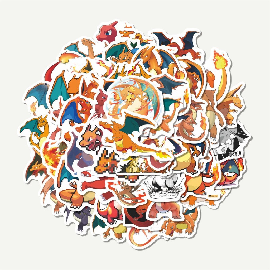 

Sticker Pack Stiker Pokemon Charmeleon V2 | Sticker TUMBLR | Stiker LAPTOP KOPER HELM