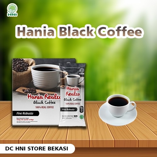 

READY STOCK MURAH SENYUM HANIA REALCO BLACK COFFEE FINE ROBUSTA HNI HPAI ORIGINAL