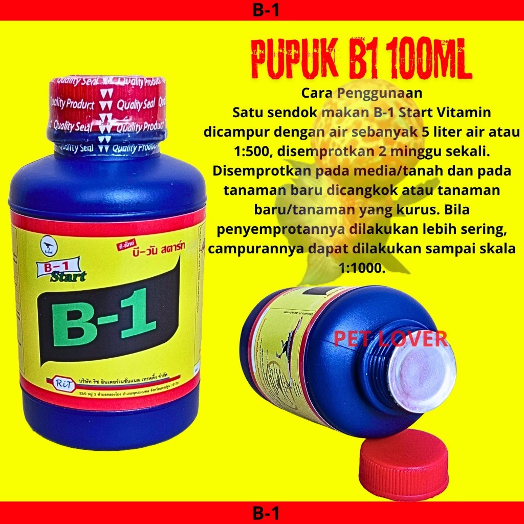 Vitamin/Pupuk B1 Start ori Thailand 100ml