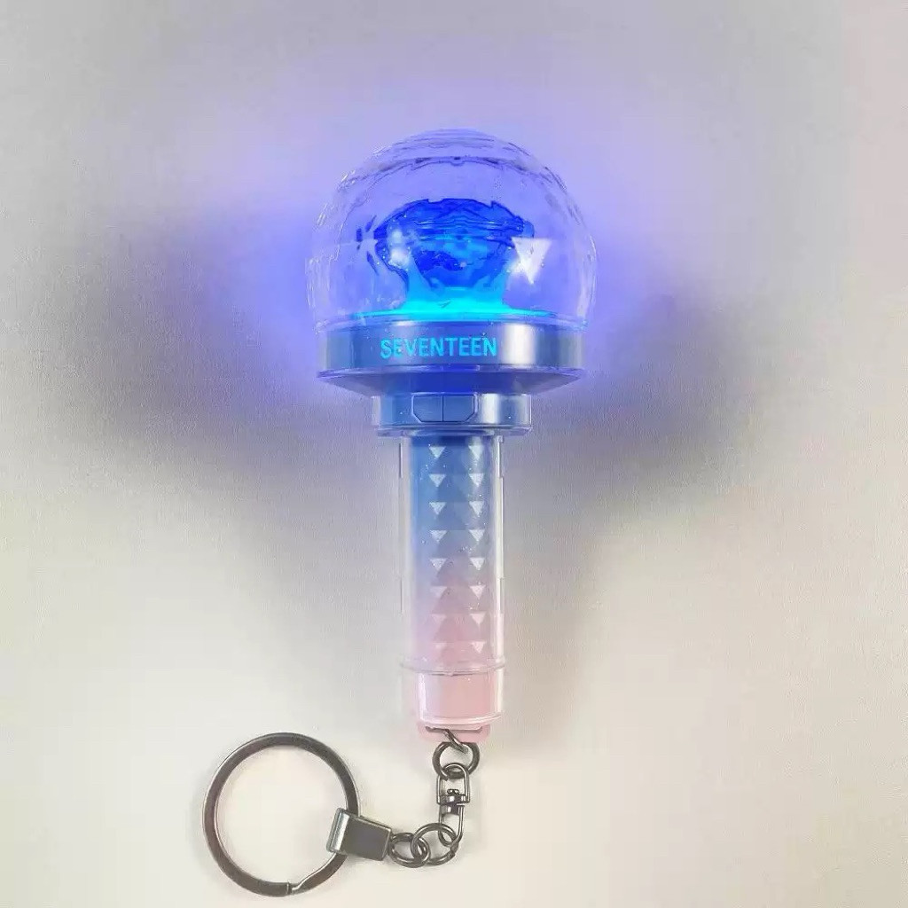 READY SEVENTEEN MINI LIGHTSTICK CARATBONG VER 3 | KEYCHAIN LS SVT KEYRING ANNIV