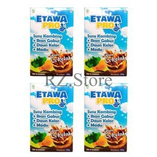 

4 BOX Susu Etawa Pro Cokelat 200gr – Susu Kambing Asli Original BPOM