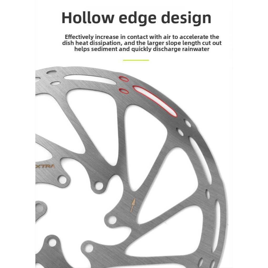 FMFXTR Rotor Cakram Disk Brake Mirip Sram Centreline Sepeda 140 160 180 203 mm 5 7 8 inch baut 6 six
