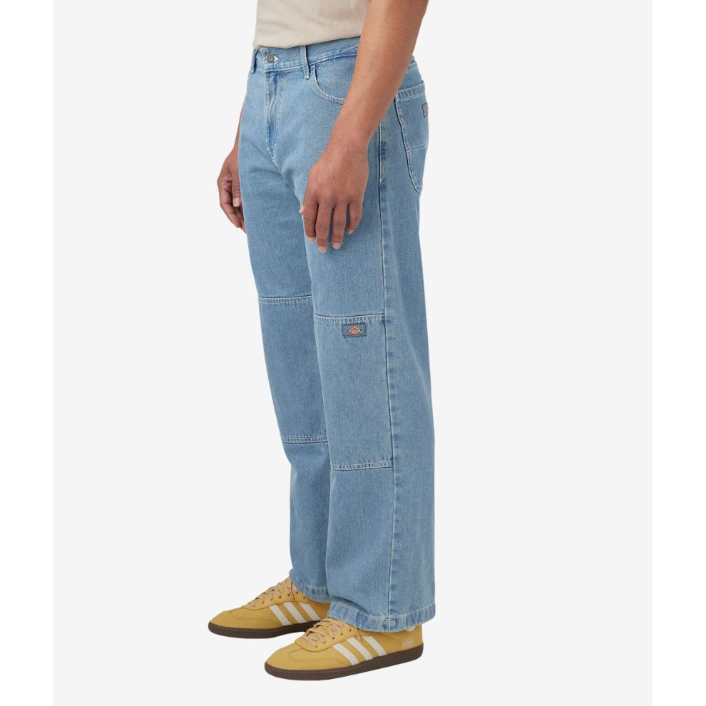 Celana Dickies Double Knee Denim Pants Light Blue
