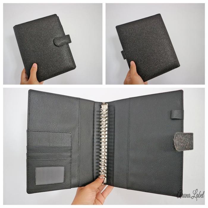 

Binder Glitter Blinkblink A5 Ring 20 Ready stok - Hitam