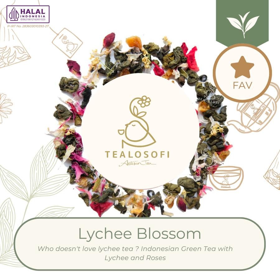 

Trosten x Tealosofi Lychee Blossom - Tealosofi Artisan Green Tea Blend - Ice Leci Tea Teh