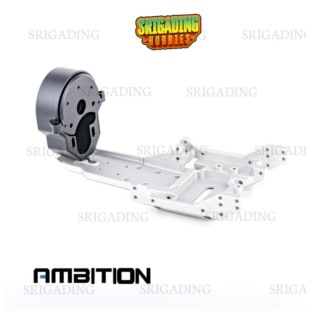 AMBITION Metal Skidplate dan Motor Mount Vanquish VS4-10 VFD