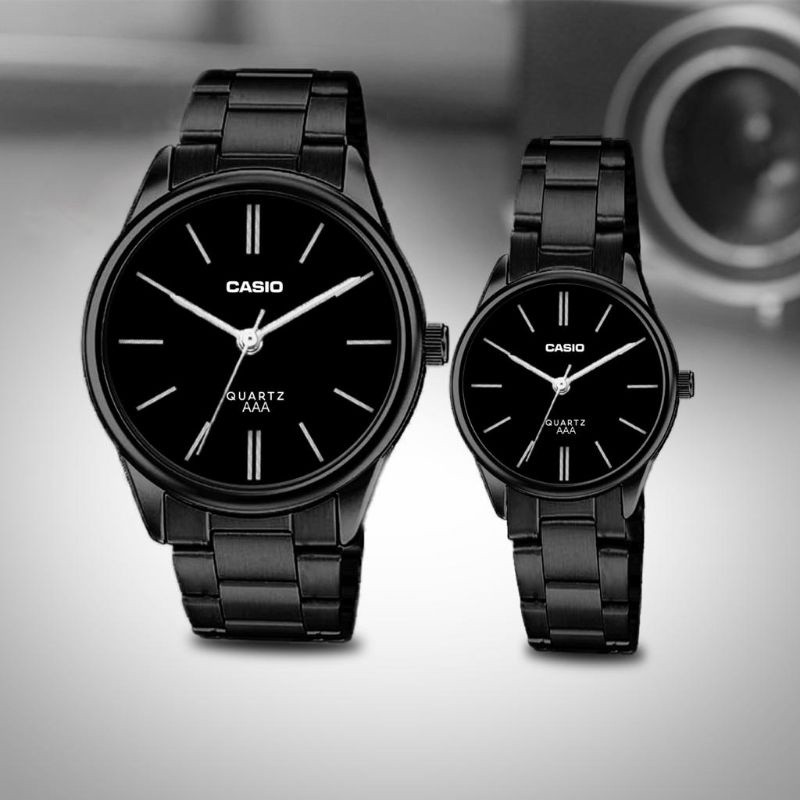 COD Jam Tangan Cauple kasual Pria/Wanita Csio Rantai Free Batre