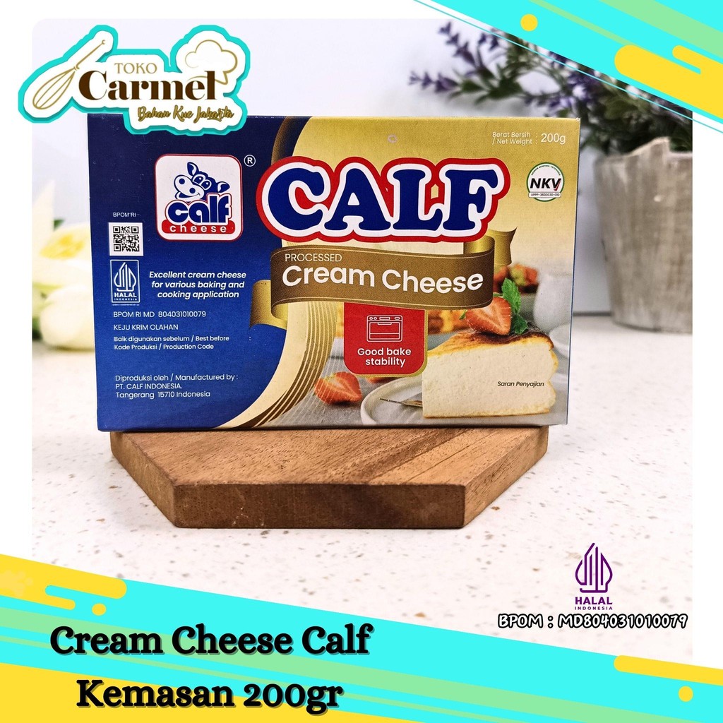 

CALF Cream Cheese ukuran 200gr Keju Olahan