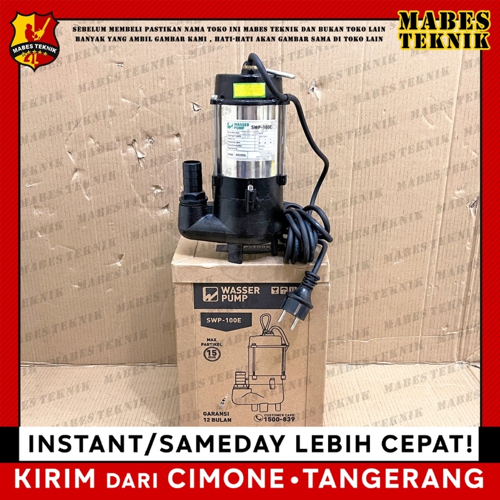 POMPA CELUP AIR KOTOR WASSER SWP-100E / POMPA WASSER SWP-100E MANUAL