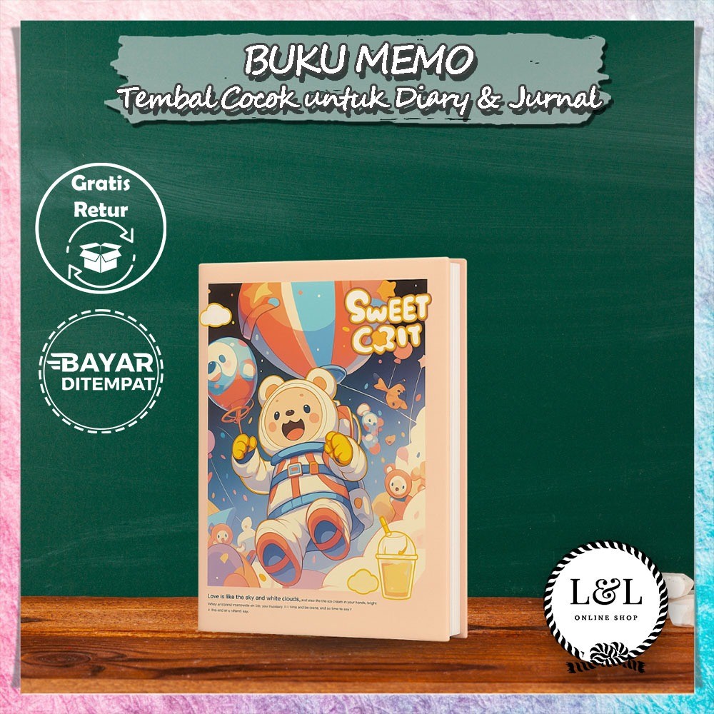 

Buku Memo Motif Beruang Buku Catatan Jurnal Cute Buku Diary Karakter Lucu Aesthetic Notebook Tebal