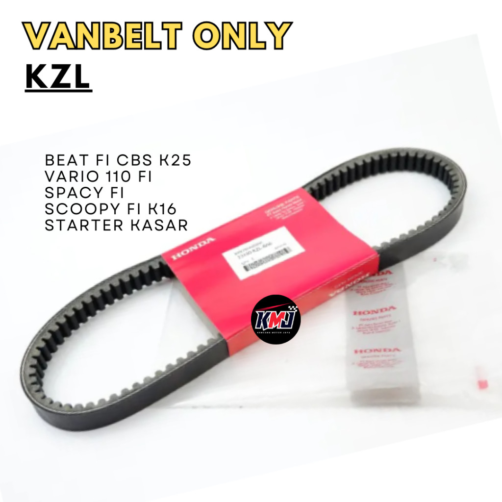 23100-KZL-932 Vanbelt Only V-Belt Beat Fi Scoopy Spacy Fi Vario 110 FI Original Honda KZL