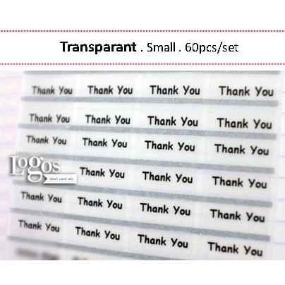 

Transparant SMALL. Sticker label online shop, logo, merk, expire date.