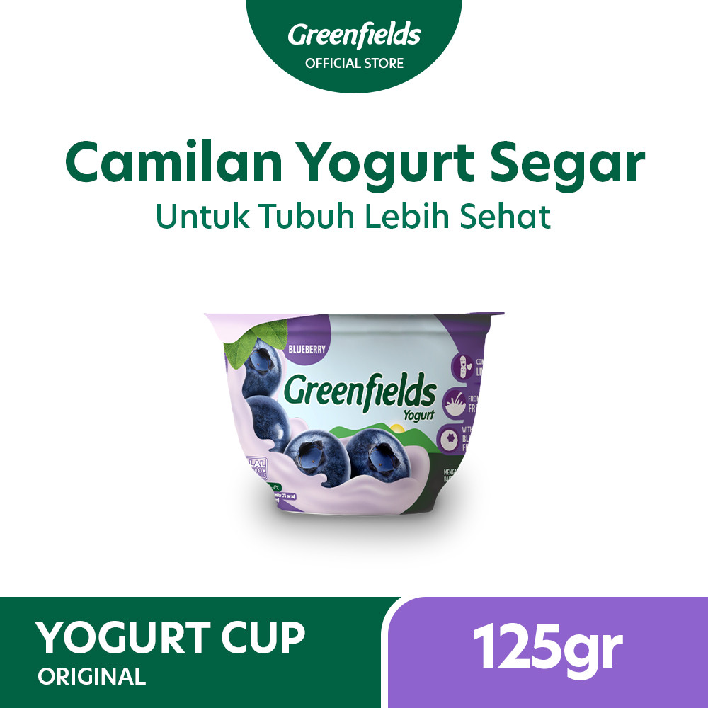 Yogurt Greenfields Blueberry 125g