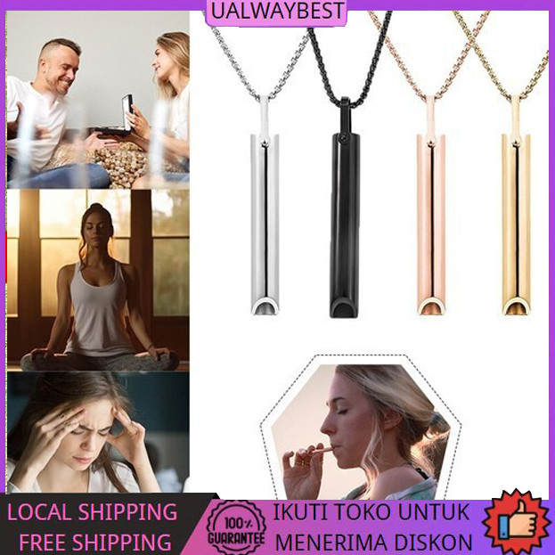 Kalung Pernapasan Quit Smoking - Alat Bantu Berhenti Merokok, Untuk Kesehatan Paru-Paru, Pernapasan 