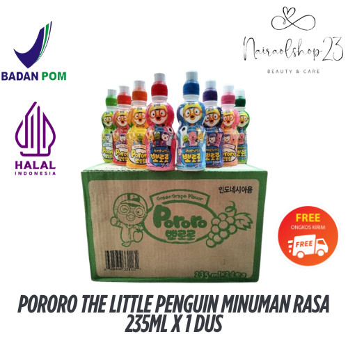 

Pororo The Little Penguin Minuman Rasa 235ml x 1 Dus