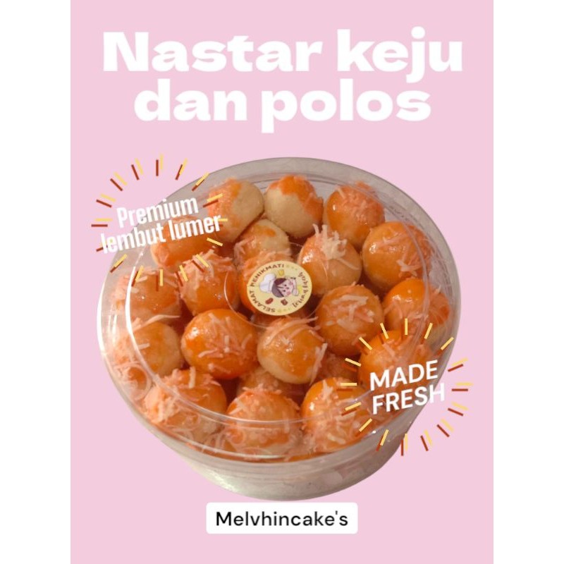 

nastar premium klasik dan keju 250 gram lumer dan lembut