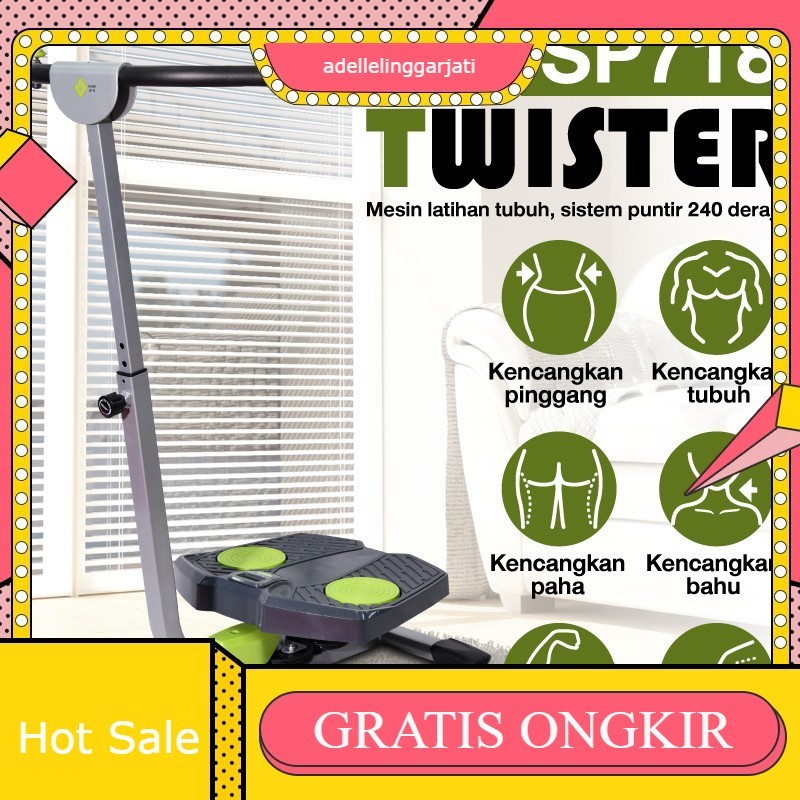 Sport Body Twister Trimmer Stepper Waist Twisting Glider Alat Olahraga Gym Fitness Senam