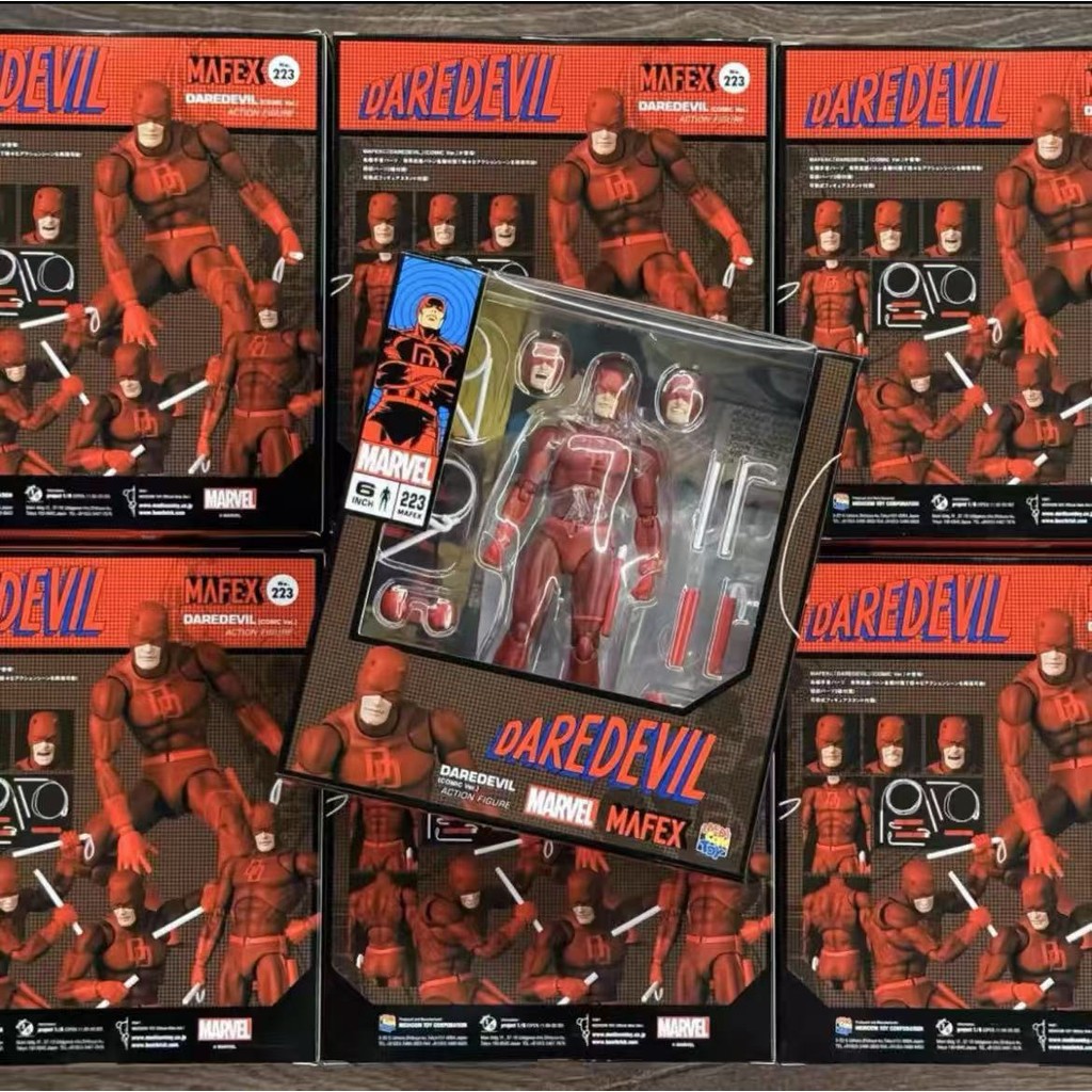 Original Medicom Toy Reissue Mafex No.223 Daredevil Comic Ver Mafex 223 Action Collection Figures Mo