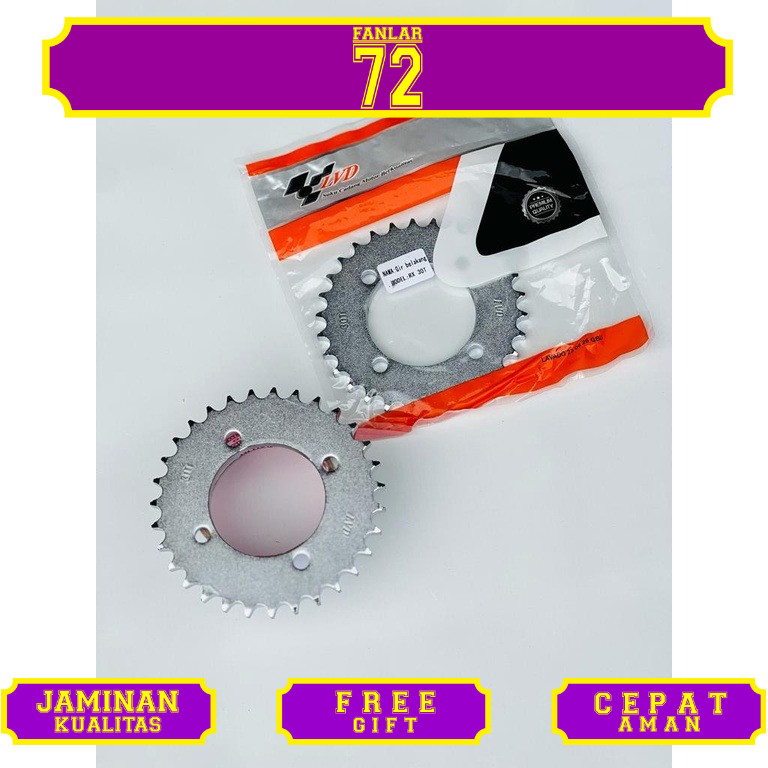 Gear belakang sss rxking f1zr jupiter rxz yamaha / Gear belakang f1zr jupiter rxking sss