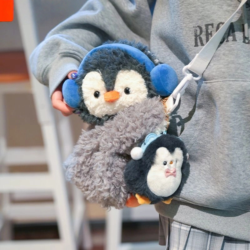 TasBagus Tas Penguin, Tas Ransel Boneka Mewah, Tas Selempang, Tas Sekolah Wanita