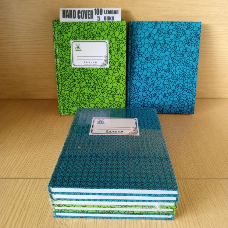 

Buku Kas 3kolom kwarto hard cover isi 100lbr