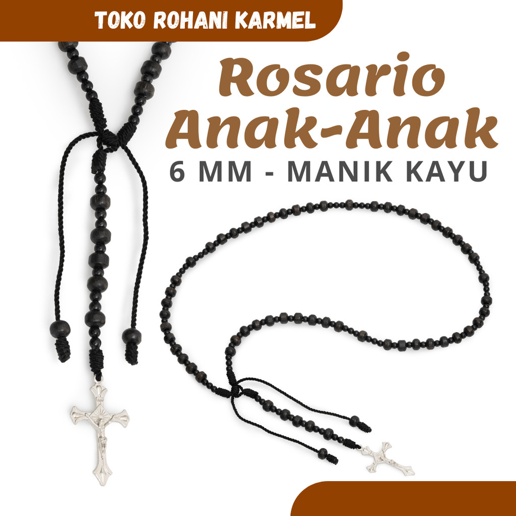 ROSARIO ANAK KATOLIK / KALUNG ROSARIO KECIL / ROSARIO ASLI / KONTAS