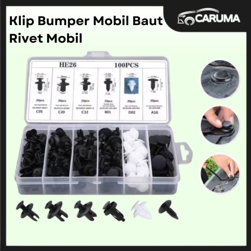 Klip Bumper Mobil Baut Rivet Mobil / Baut Rivet Baut Rivet Mobil / Baut Rivet Mobil UNIVERSAL