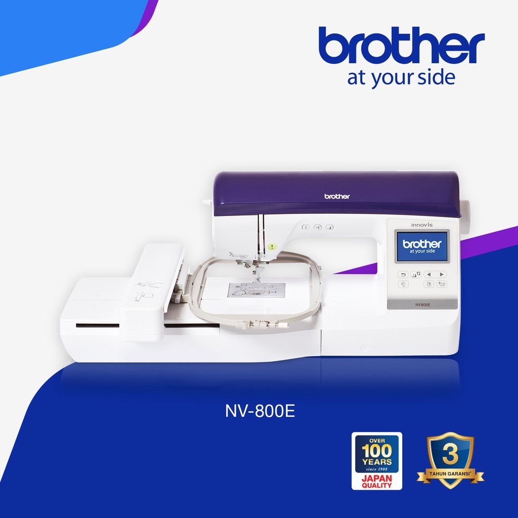Mesin Bordir Portable Brother NV800e
