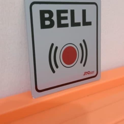 

SIGN SEMI PLAT K3 RAMBU SAFETY BELL UKURAN 10X10CM