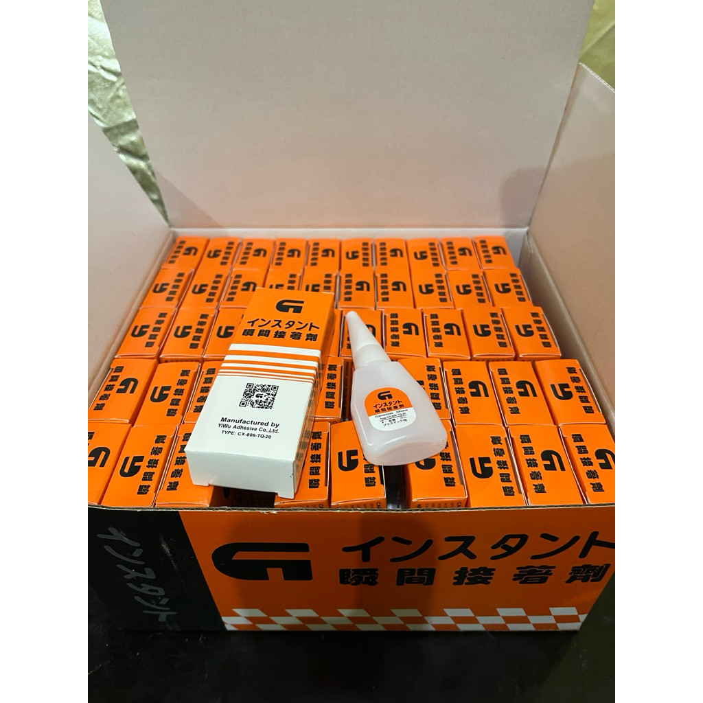 

( PER 50 pcs ) Lem G type gajah Original Lem korea super lengket Lem serbaguna Tidak mudah kering Memiliki isi cukup banyak Harga per pcs Satu kotak isi 50pcs MURAH