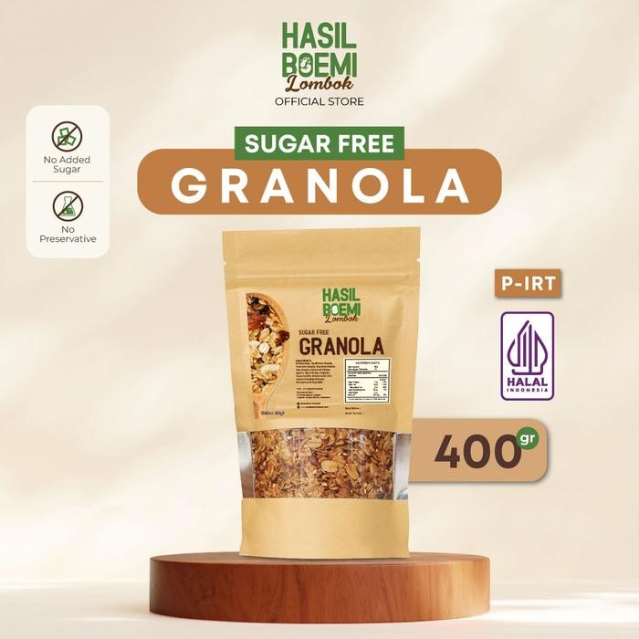 

[TERLARIS] SUGAR FREE GRANOLA (Vegan Friendly) Aman untuk diet dan diabetes[TERLARIS ]