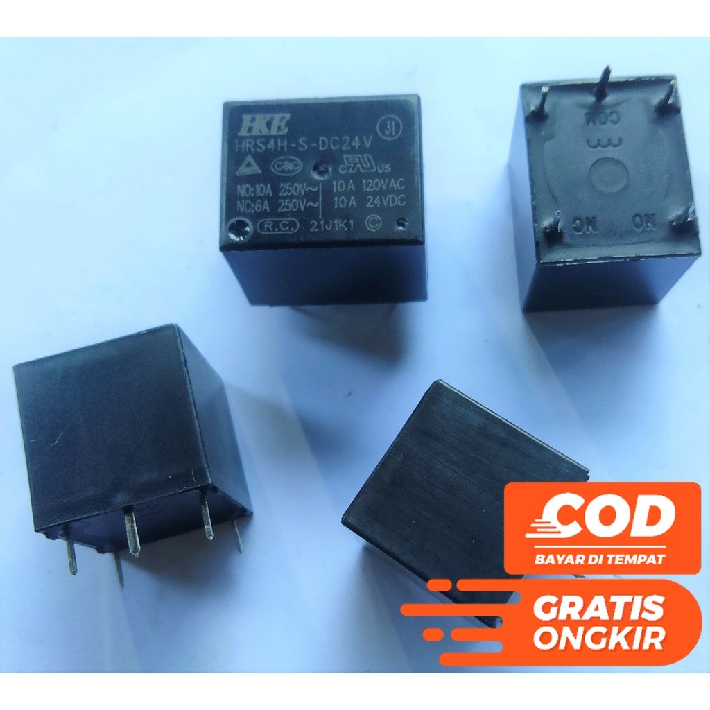 RELAY 24V 24 VOLT 5P 5 PIN 5 KAKI HKE ASLI ORIGINAL