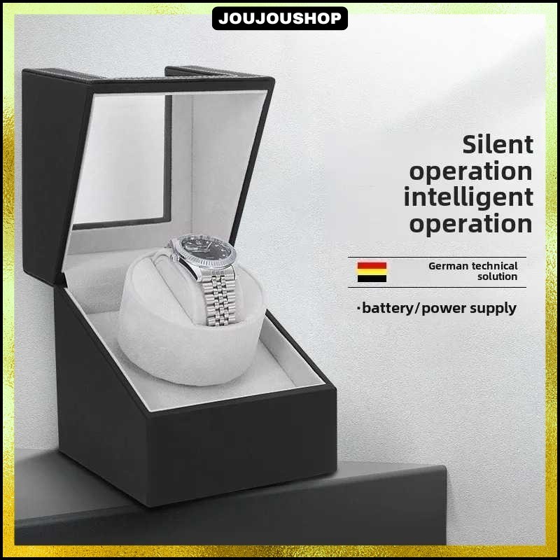 Watch Winder Pemutar Jam Tangan Otomatis 1 Slot Dual Power 13cm - IG-160