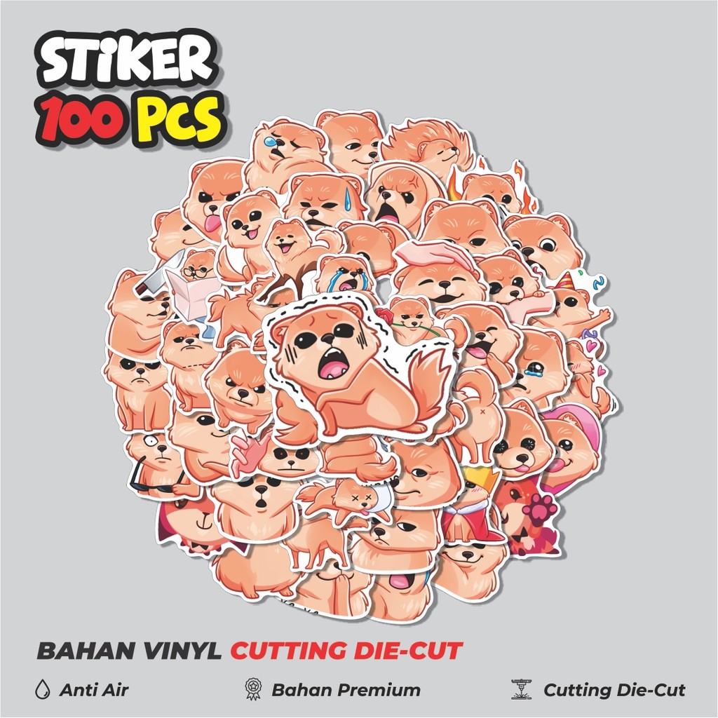 Terbaru 50 pcs Stiker Vk Prince Toffe Dekorasi Lucu Kreatif untuk Notebook, Skateboard, HP