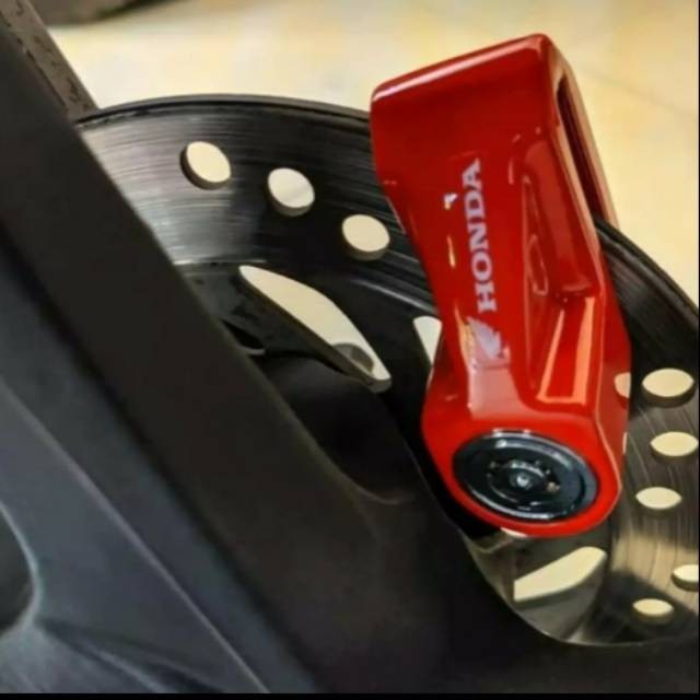 Gembok Cakram Motor Original Honda Stylo Beat Vario Supra Cb150 Scoopy Verza Nmax Aerox Mio Lexi Dll