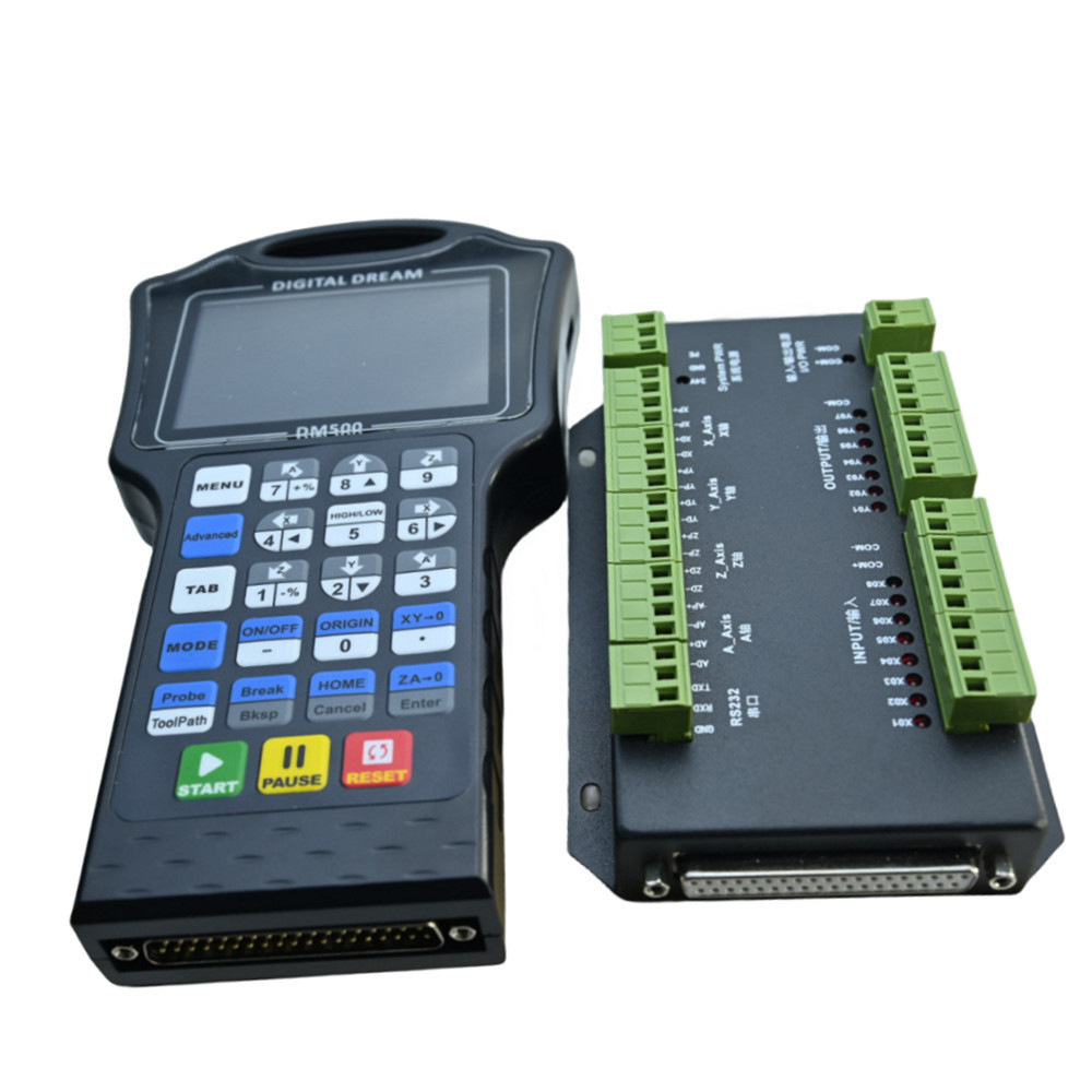 Digital Dream DM500 CNC Handheld Offline Controller 3Axis 500Khz CNC Pendant Motion Controller for C