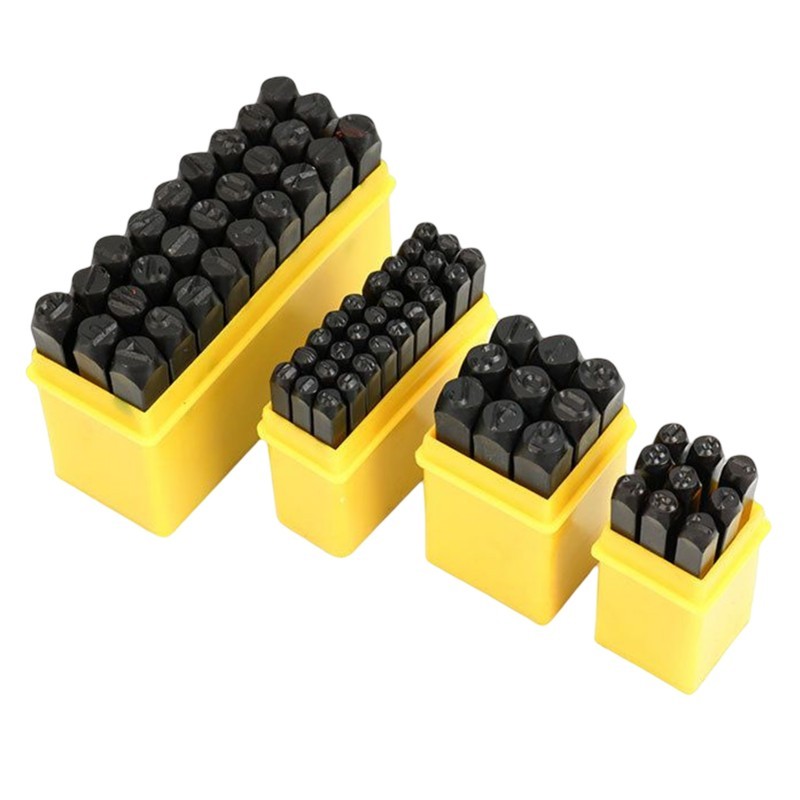 36PCS/SET Angka Dan Huruf Ketok Besi Numbers Alphabets Printing Tool Stempel Cetakan Ketok Huruf
