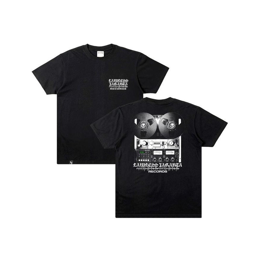 (COD) LAWLESS JAKARTA RECORDS - DIE-FI TSHIRT -BLACK - XXL