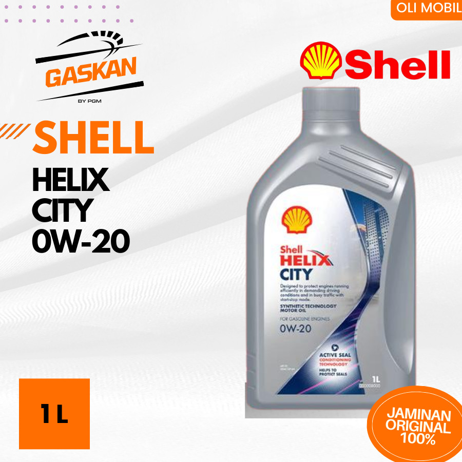 Oli Mobil Shell Helix City SP 0W20 1L (Dijamin Ori 100%)
