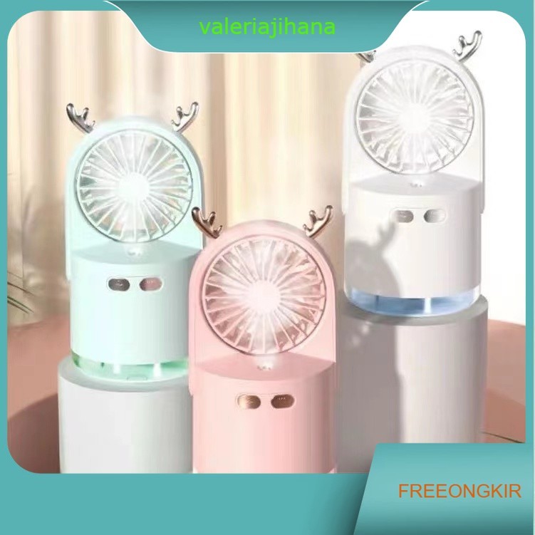 Kipas Angin Nano Spray Mist Sprayer Mini Fan Facial Rechargeable USB Kipas Angin Estetik Unik
