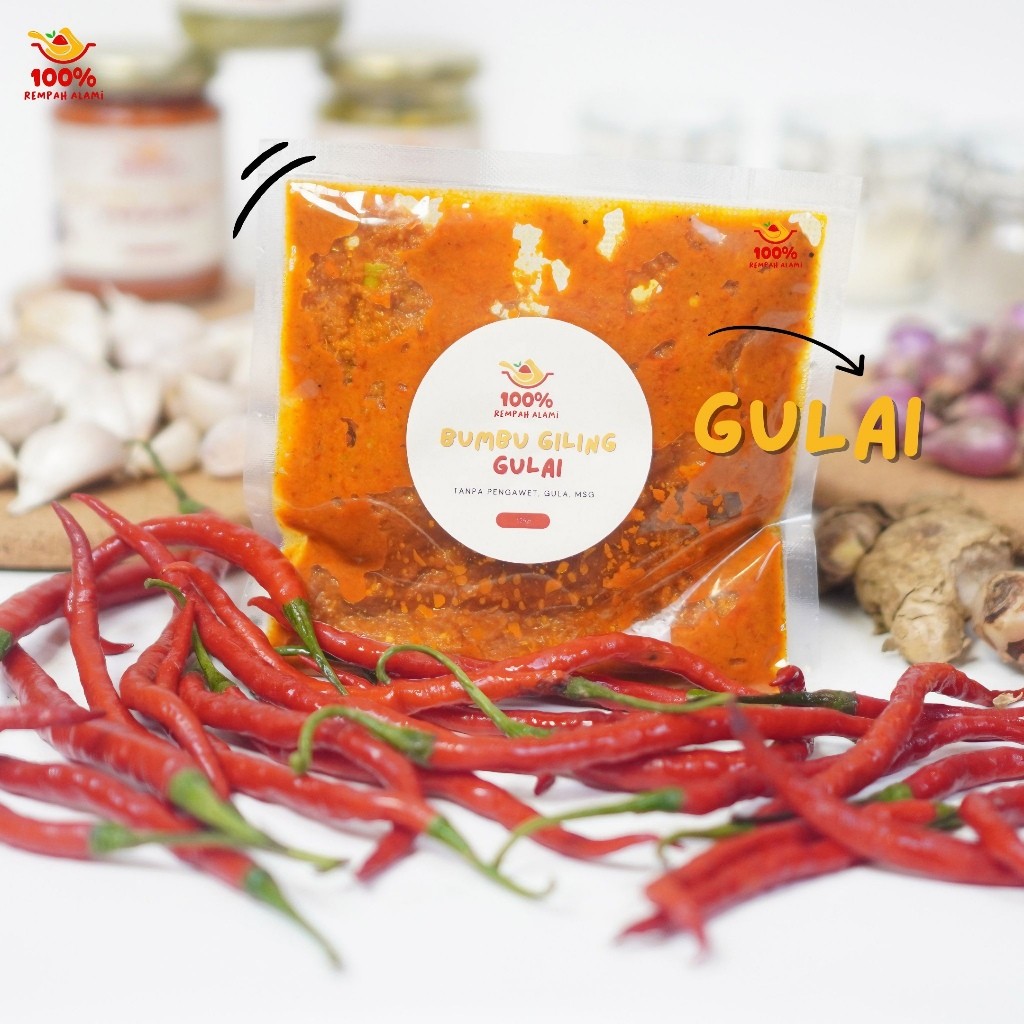 CHOCOPEACH - Bumbu Masak Gulai Instan Gilingan Racik Asli Masakan Padang 125gr