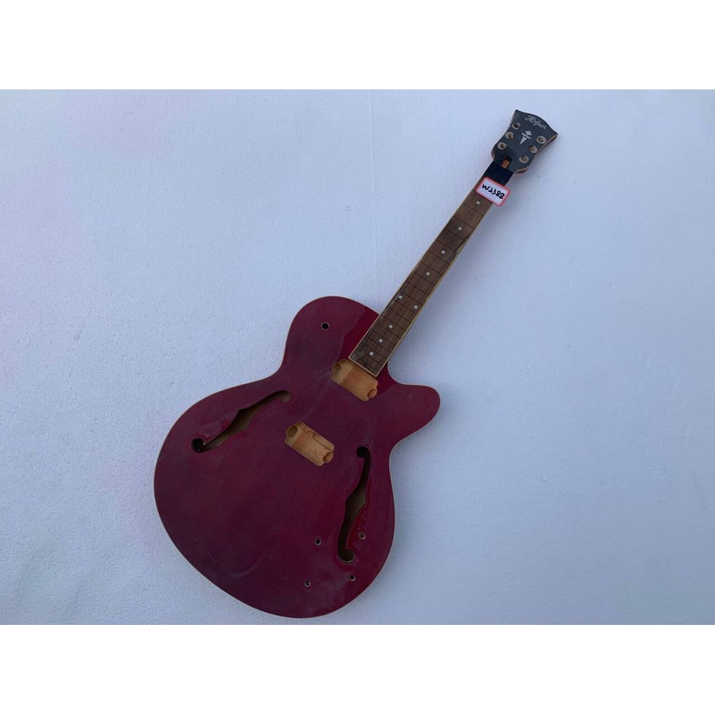 DIY Hofner HCT-VTH Custom 6 Strings Electric Jazz Guitar Part Guitarra without Hardes in Stock Disco