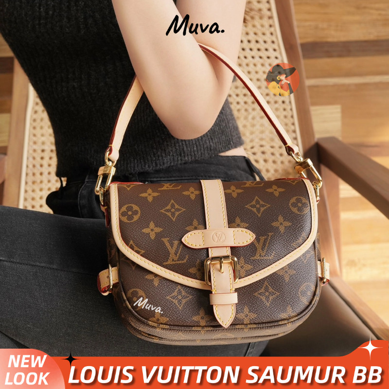 Tas wanita LV LOUIS VUITTON SAUMUR BB Women's Handbags M46740