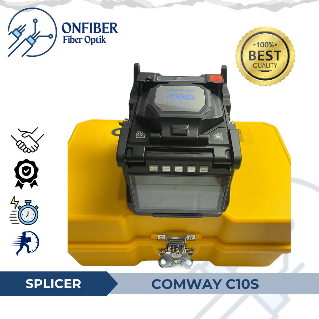 Splicer Comway C10S V2 | Splicer Comway Backbone 6 Motor core to core Fusion splicer C10S