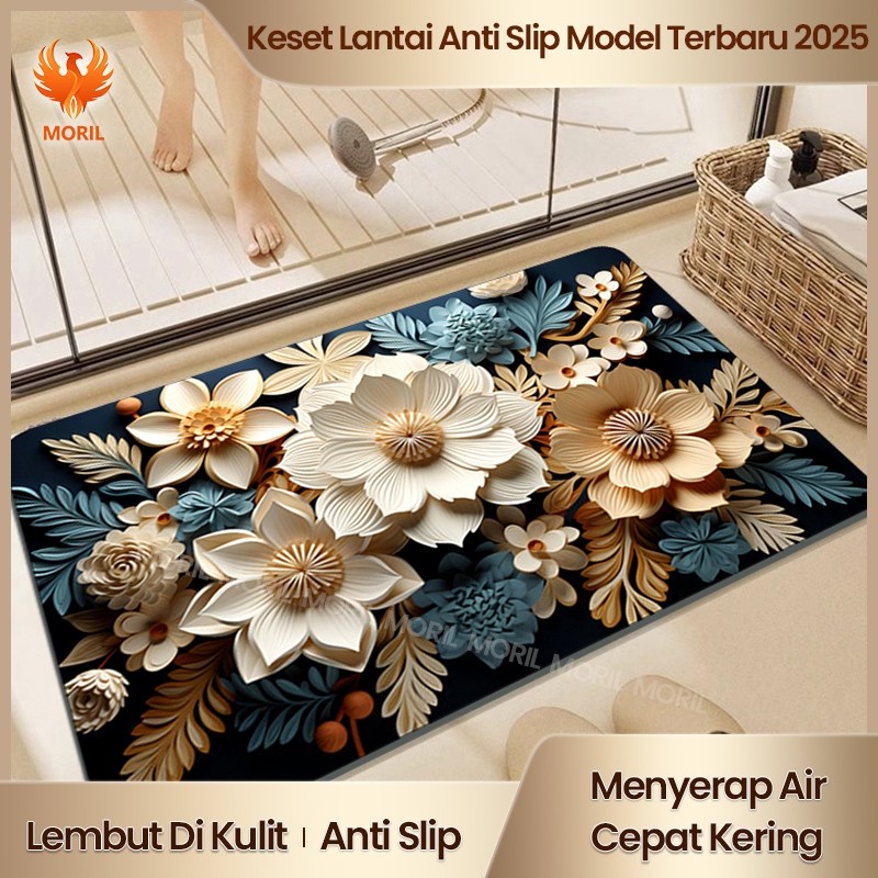 Keset Kaki Kamar Mandi/Kamar Mandi Keset Lantai Menyerap Air/Kamar Mandi Keset Lantai Menyerap Air
